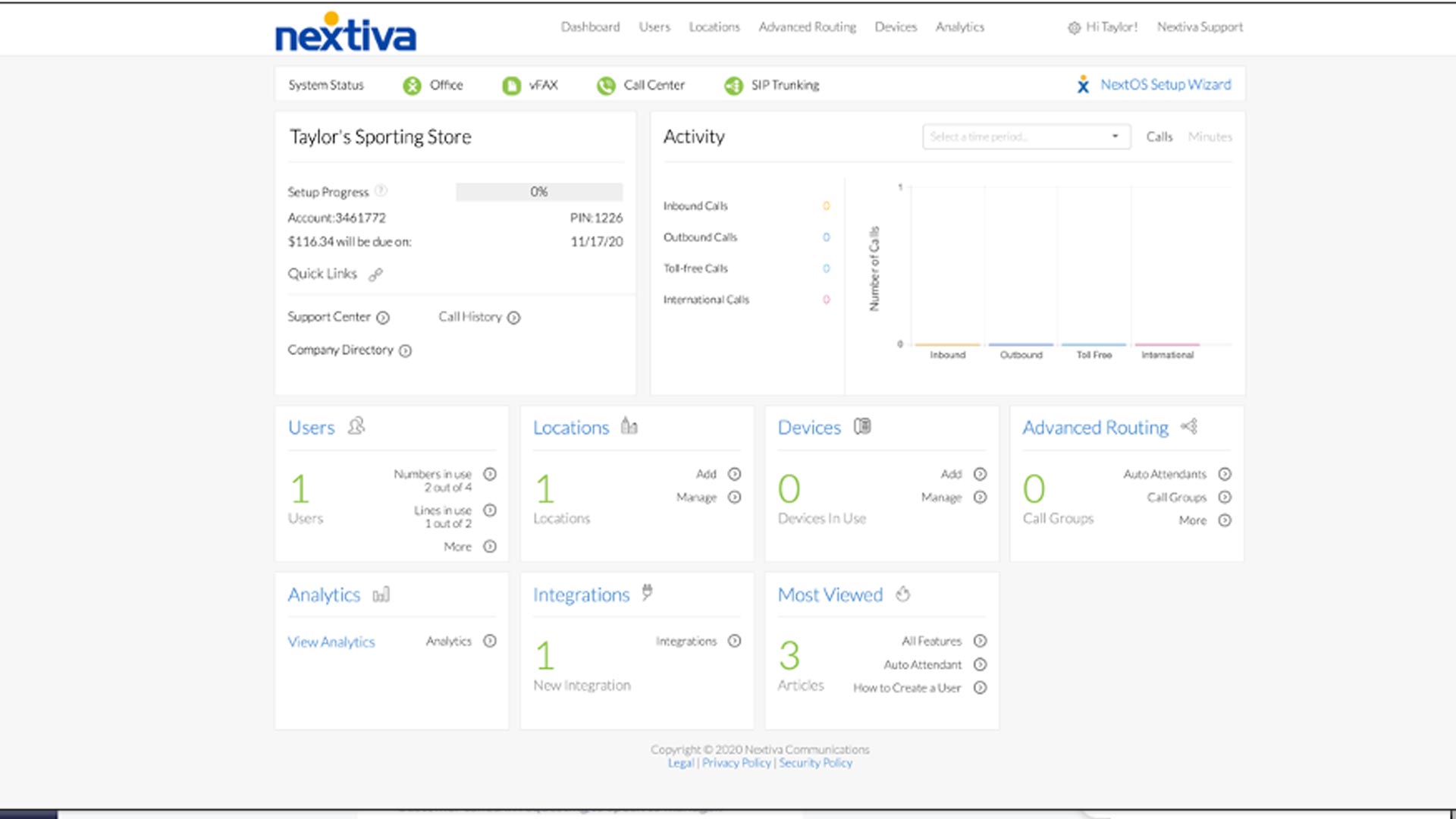 Nextiva Screenshot 2